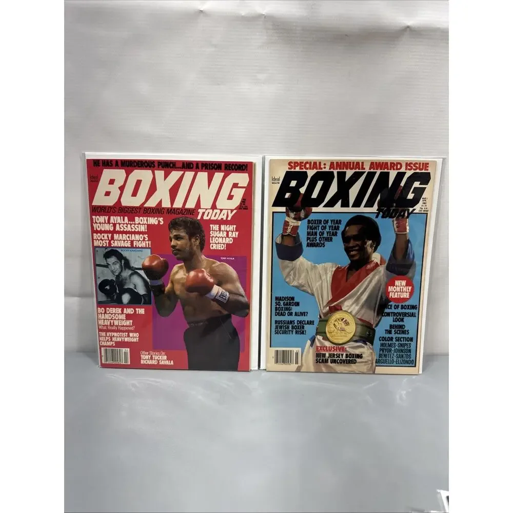 Vintage International Boxing Magazine Lot of 12 1953-1984 Muhammad Ali Liston